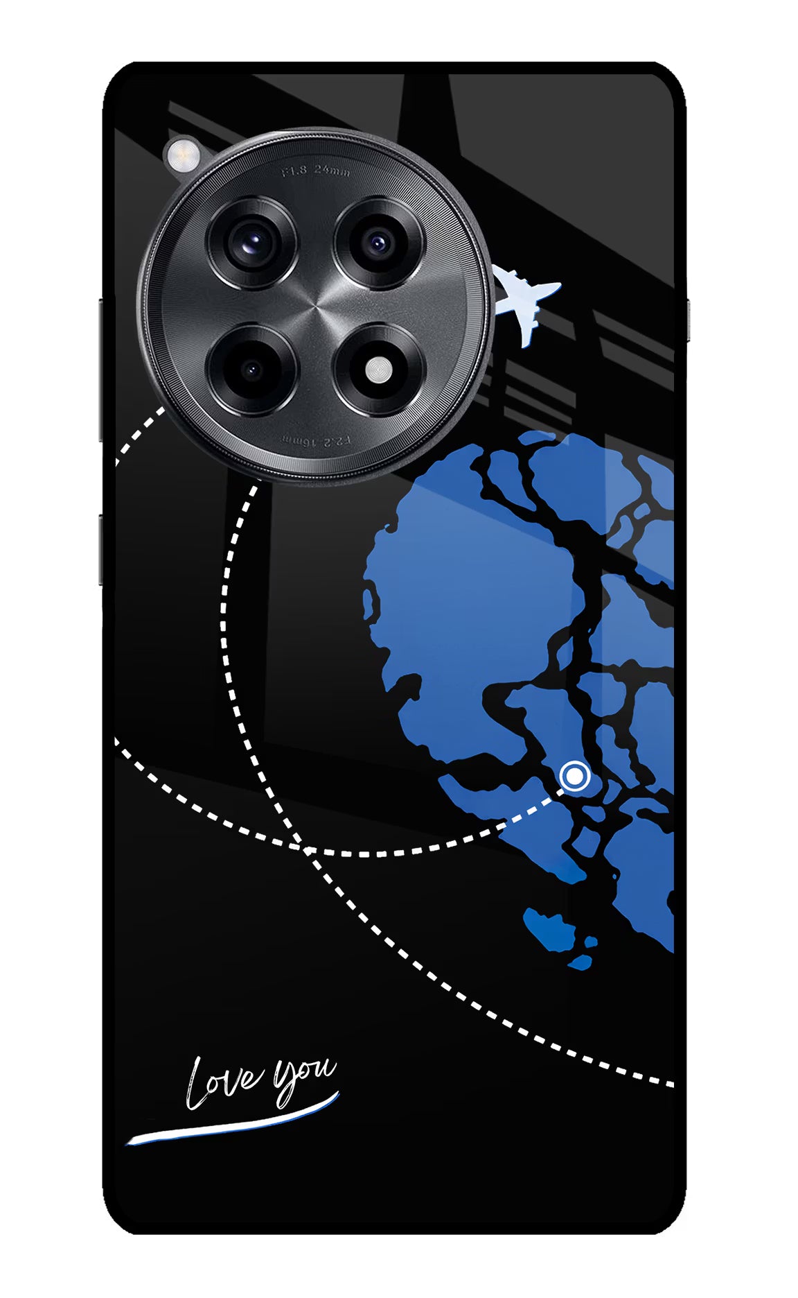 Love Orbit OnePlus 12R Glass Case