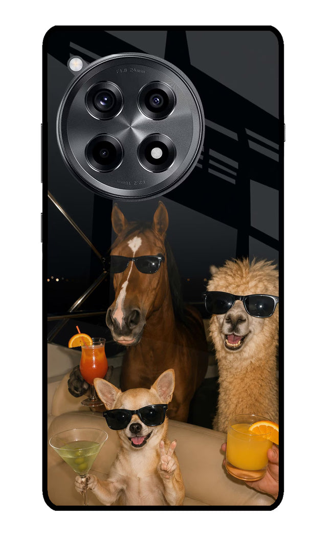 Party Squad OnePlus 12R Glass Case