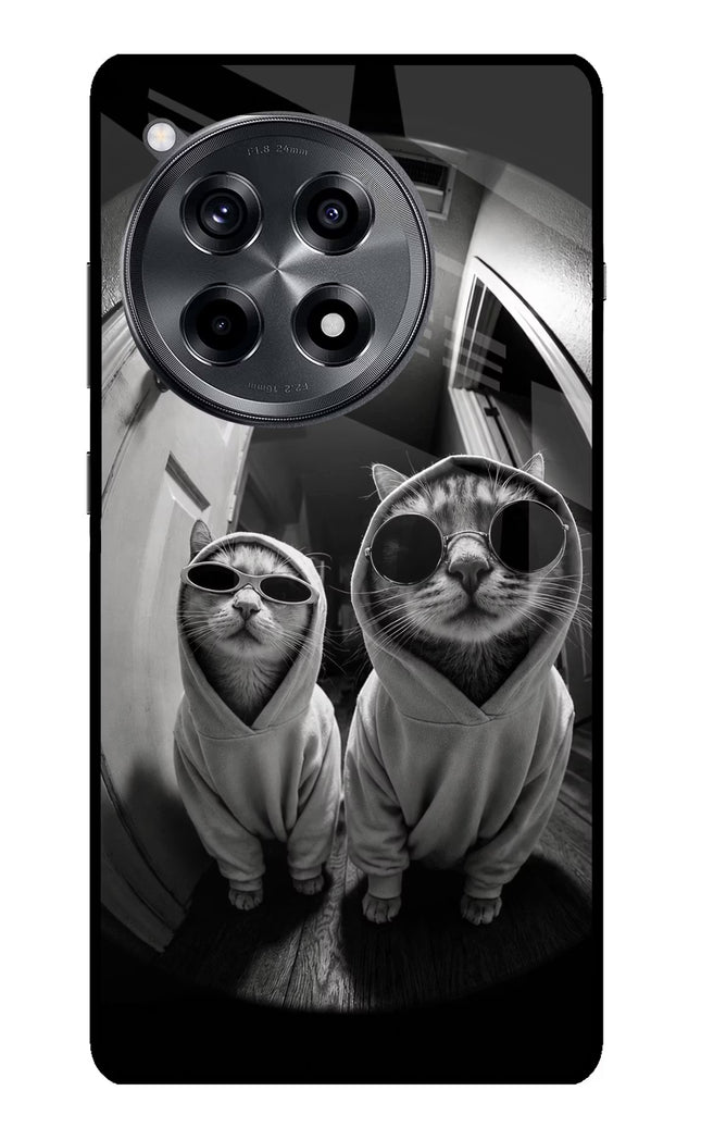 Hood Cats OnePlus 12R Glass Case