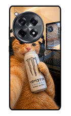 Gamer Cat Energy OnePlus 12R Glass Case