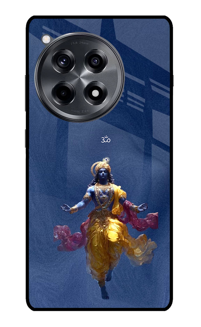 Cosmic Krishna OnePlus 12R Glass Case