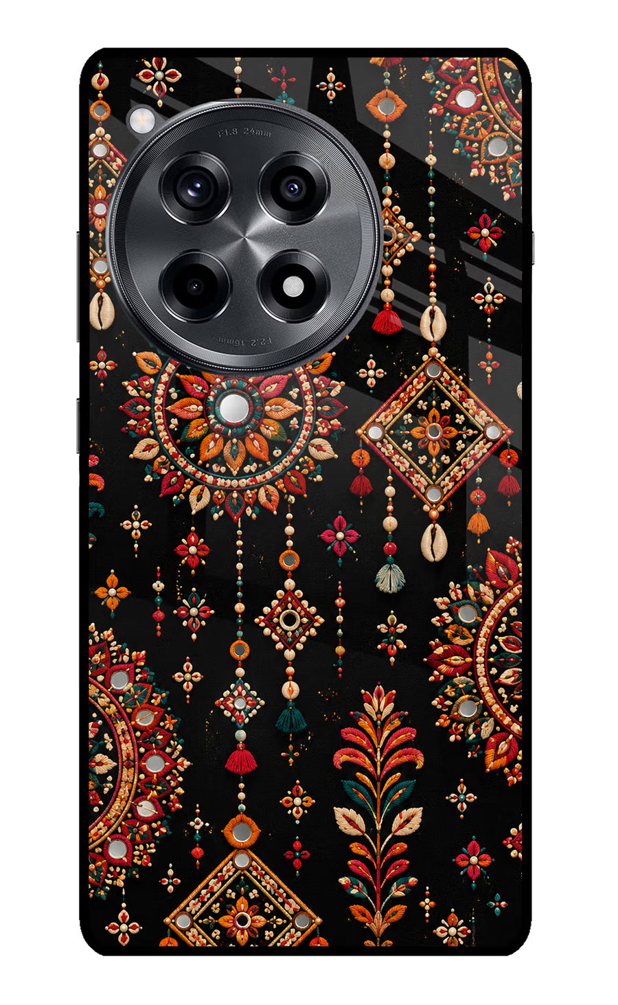 Boho Noir OnePlus 12R Back Cover, Glass case