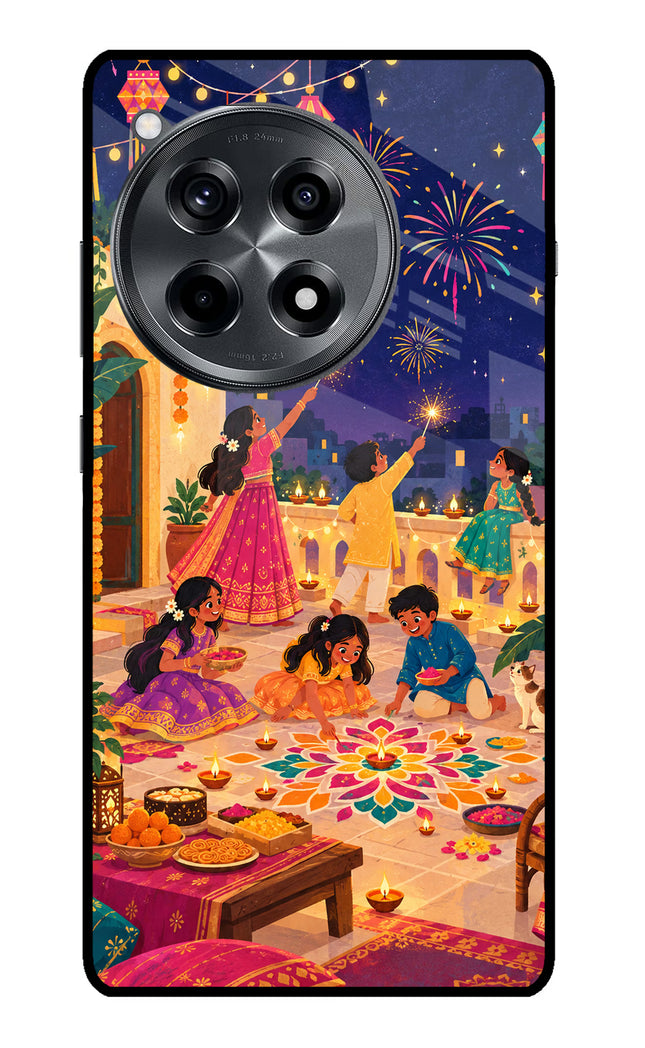 Diwali Night OnePlus 12R Glass Case
