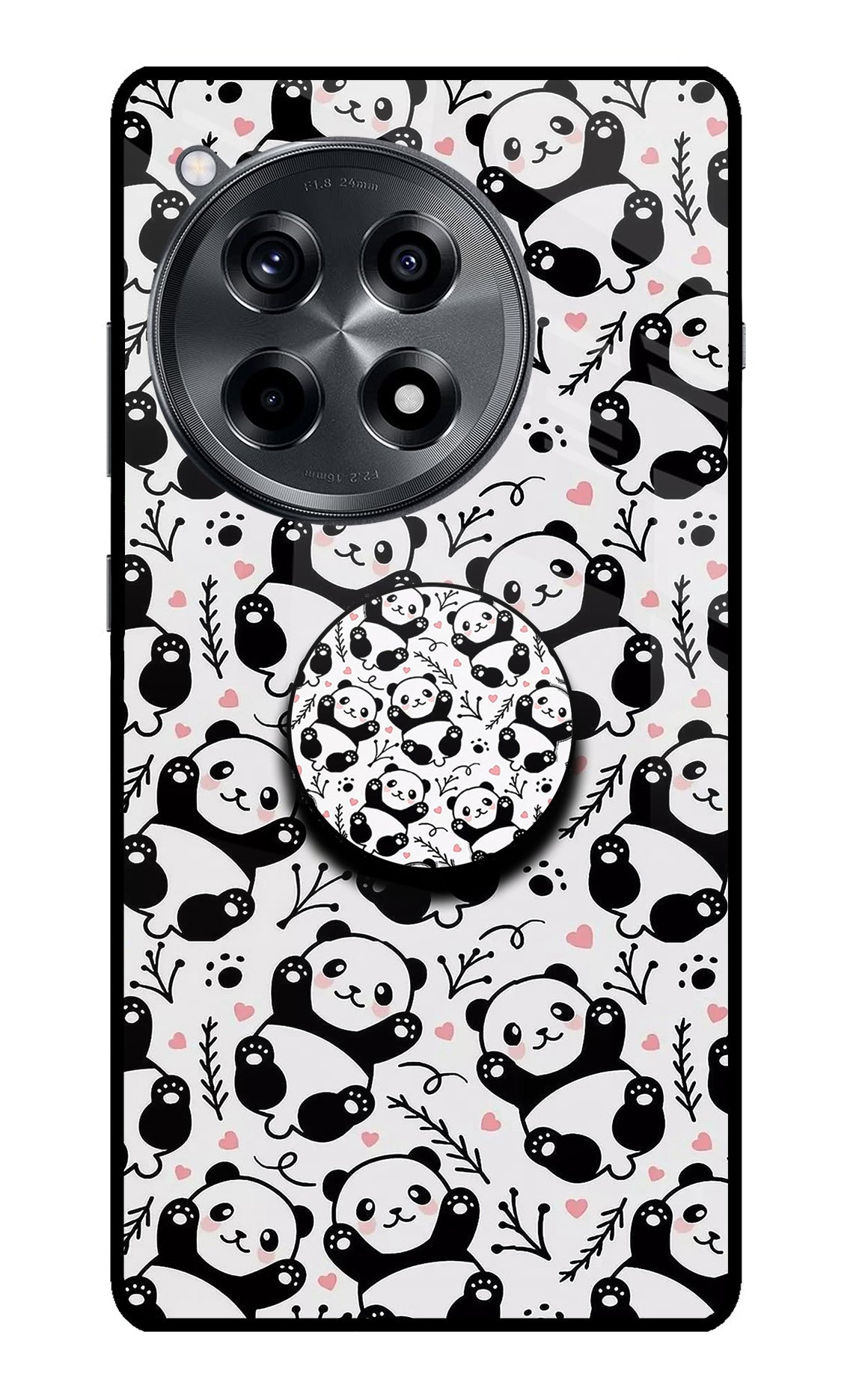 Cute Panda OnePlus 12R Pop Case
