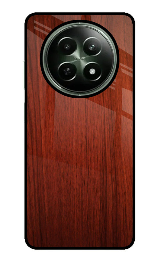 Wooden Plain Pattern Realme 12 5G Glass Case