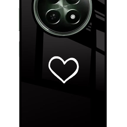 Heart Realme 12 5G Glass Case