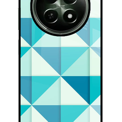 Abstract Realme 12 5G Glass Case