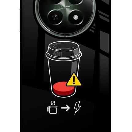 Coffee Realme 12 5G Glass Case