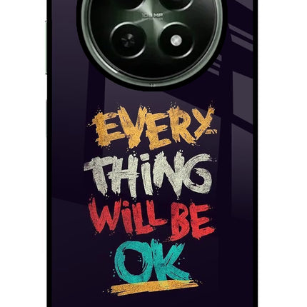 Everything Will Be Ok Realme 12 5G Glass Case