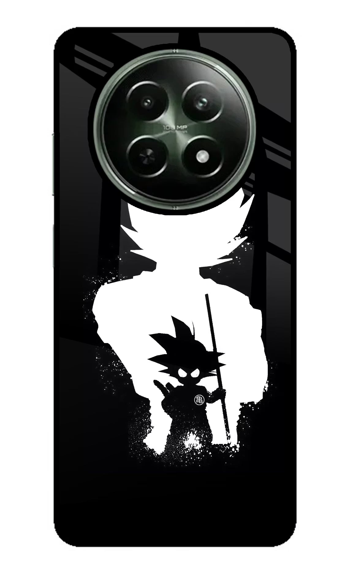 Goku Shadow Realme 12 5G Glass Case Back Cover by Casekaro