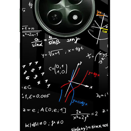 Mathematics Formula Realme 12 5G Glass Case