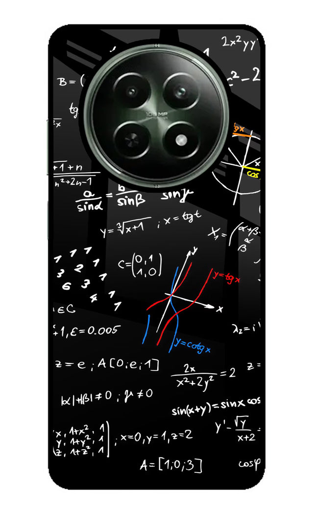 Mathematics Formula Realme 12 5G Glass Case