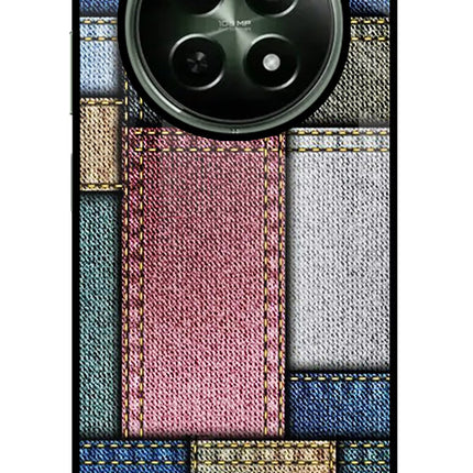 Multicolor Jeans Realme 12 5G Glass Case