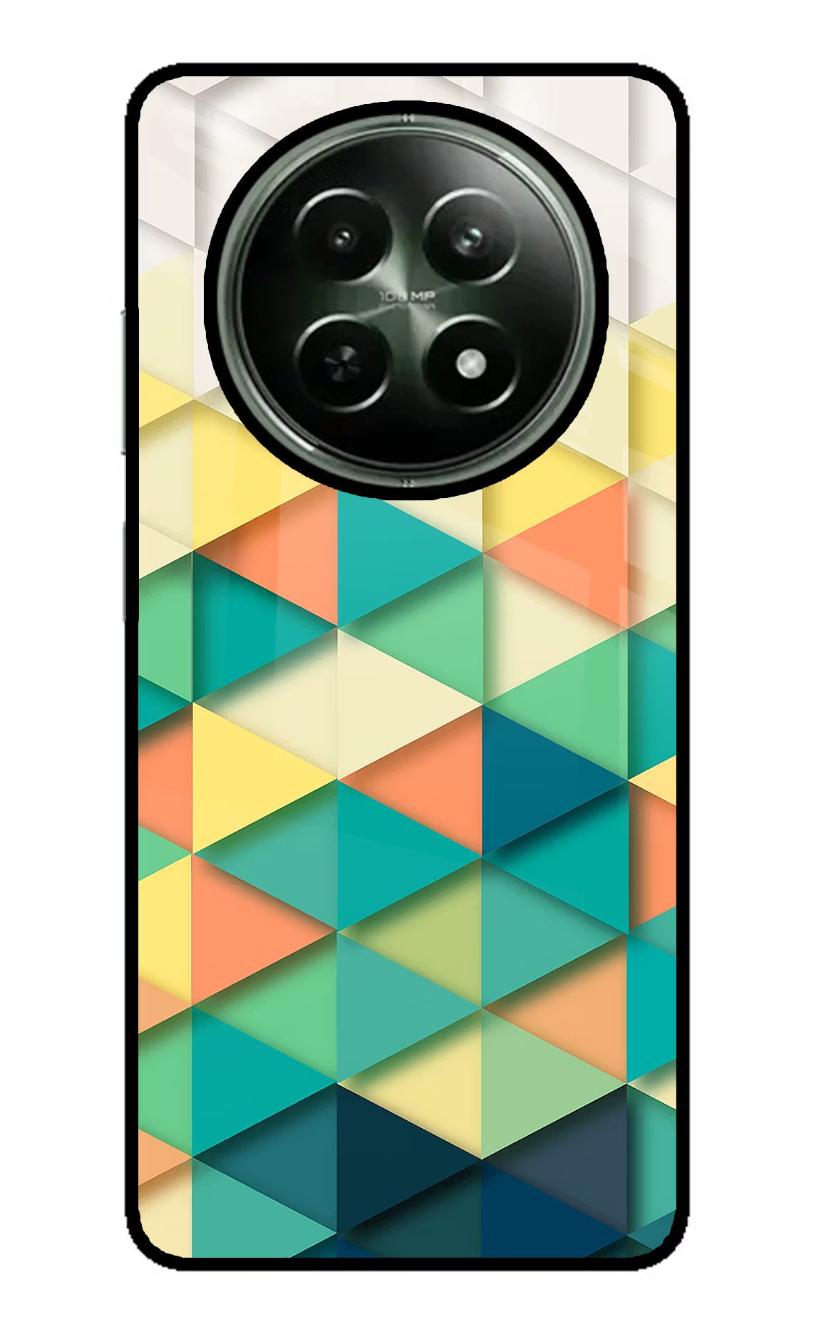 Abstract Realme 12 5G Glass Case