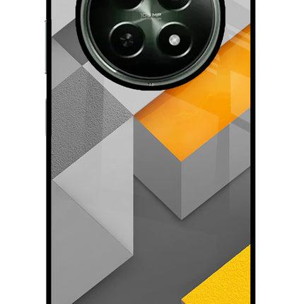 Abstract Realme 12 5G Glass Case