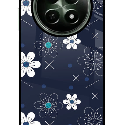 Flowers Realme 12 5G Glass Case