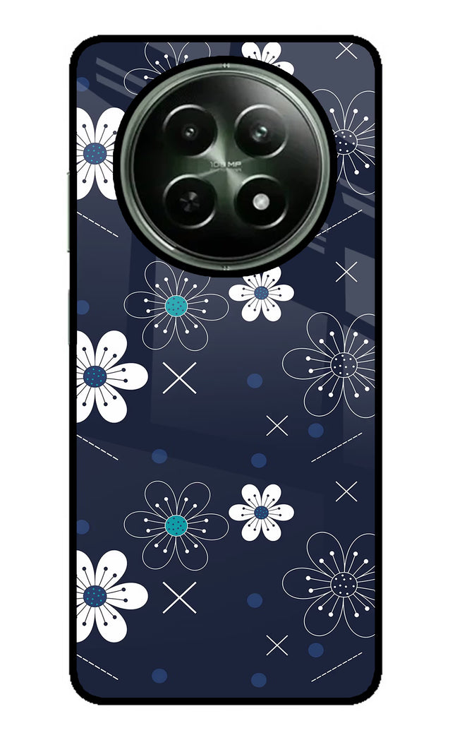 Flowers Realme 12 5G Glass Case