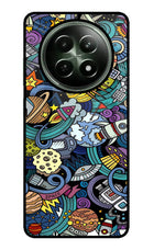 Space Abstract Realme 12 5G Glass Case