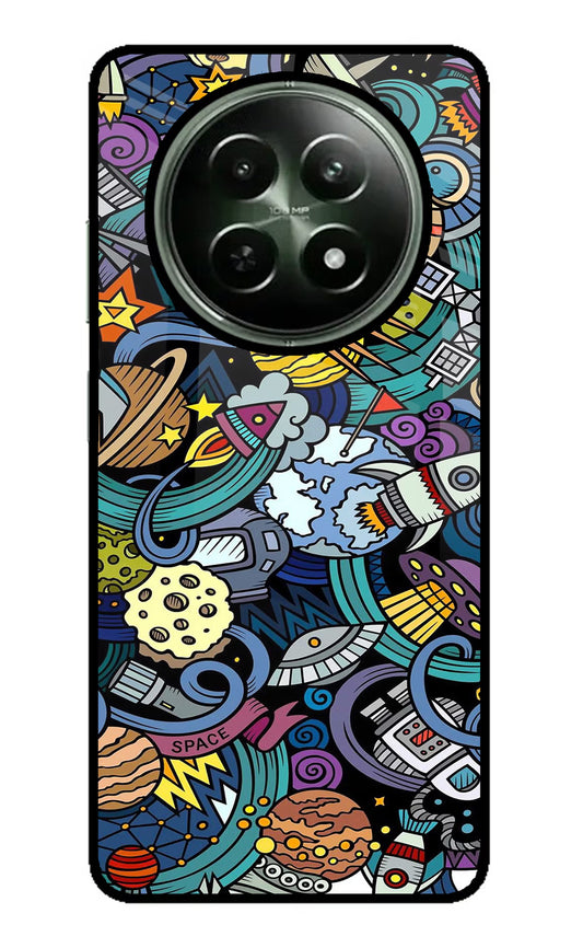 Space Abstract Realme 12 5G Glass Case