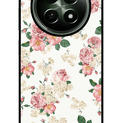 Flowers Realme 12 5G Glass Case