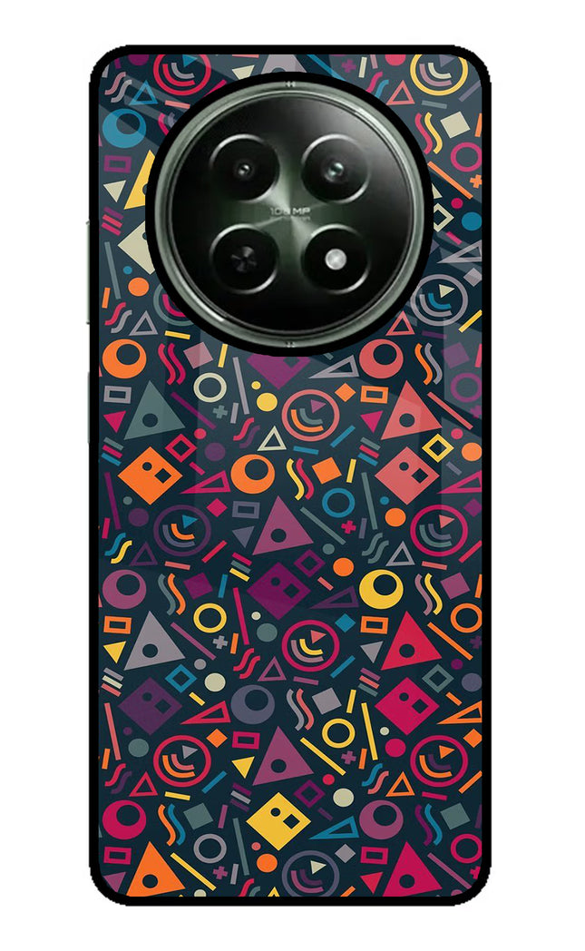 Geometric Abstract Realme 12 5G Glass Case
