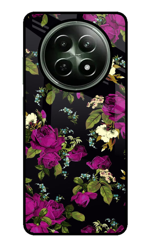 Flowers Realme 12 5G Glass Case