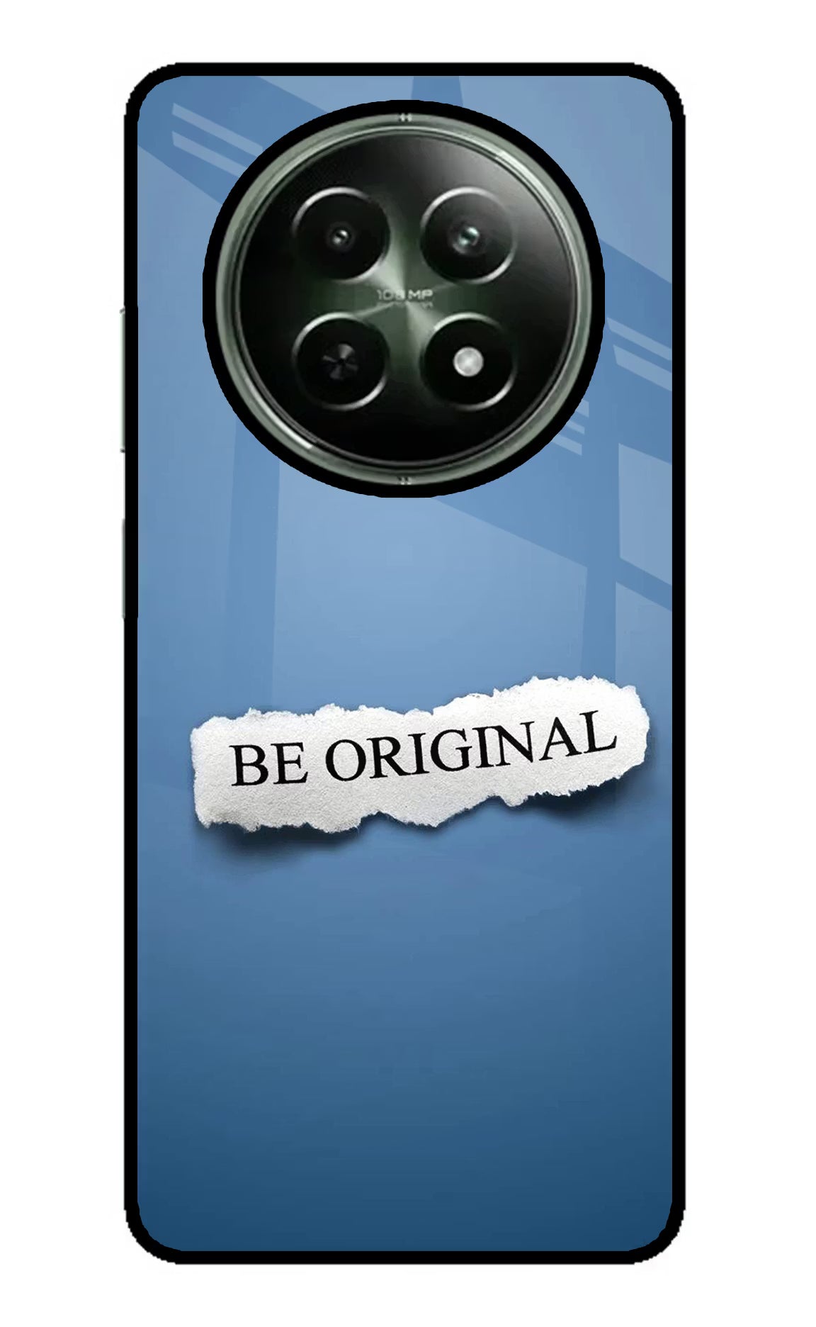 Be Original Realme 12 5G Glass Case Back Cover by Casekaro
