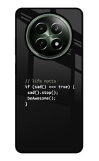 Life Motto Code Realme 12 5G Glass Case