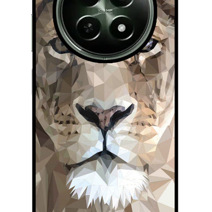 Lion Art Realme 12 5G Glass Case