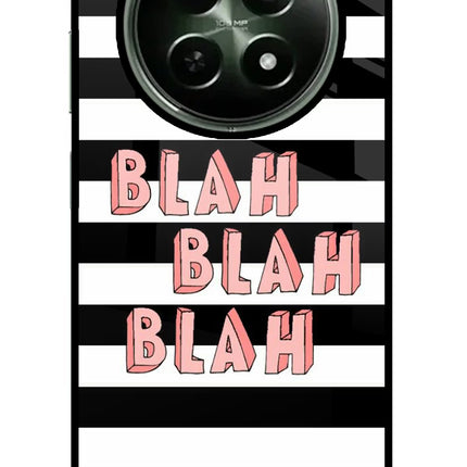 Blah Blah Blah Realme 12 5G Glass Case