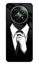 Black Tie Realme 12 5G Glass Case