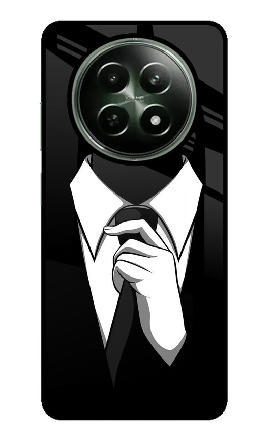 Black Tie Realme 12 5G Glass Case
