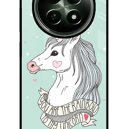 Unicorn Wallpaper Realme 12 5G Glass Case