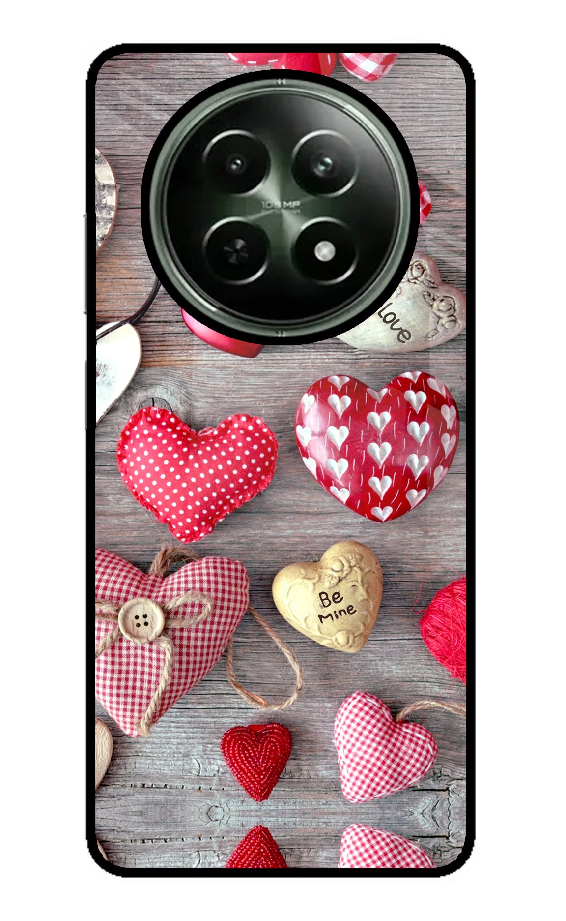 Love Wallpaper Realme 12 5G Glass Case Back Cover by Casekaro