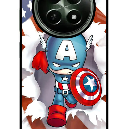 Captain America Realme 12 5G Glass Case