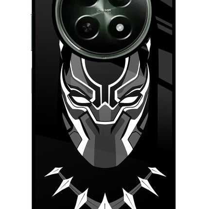 Black Panther Realme 12 5G Glass Case