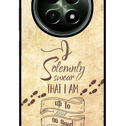 I Solemnly swear that i up to no good Realme 12 5G Glass Case