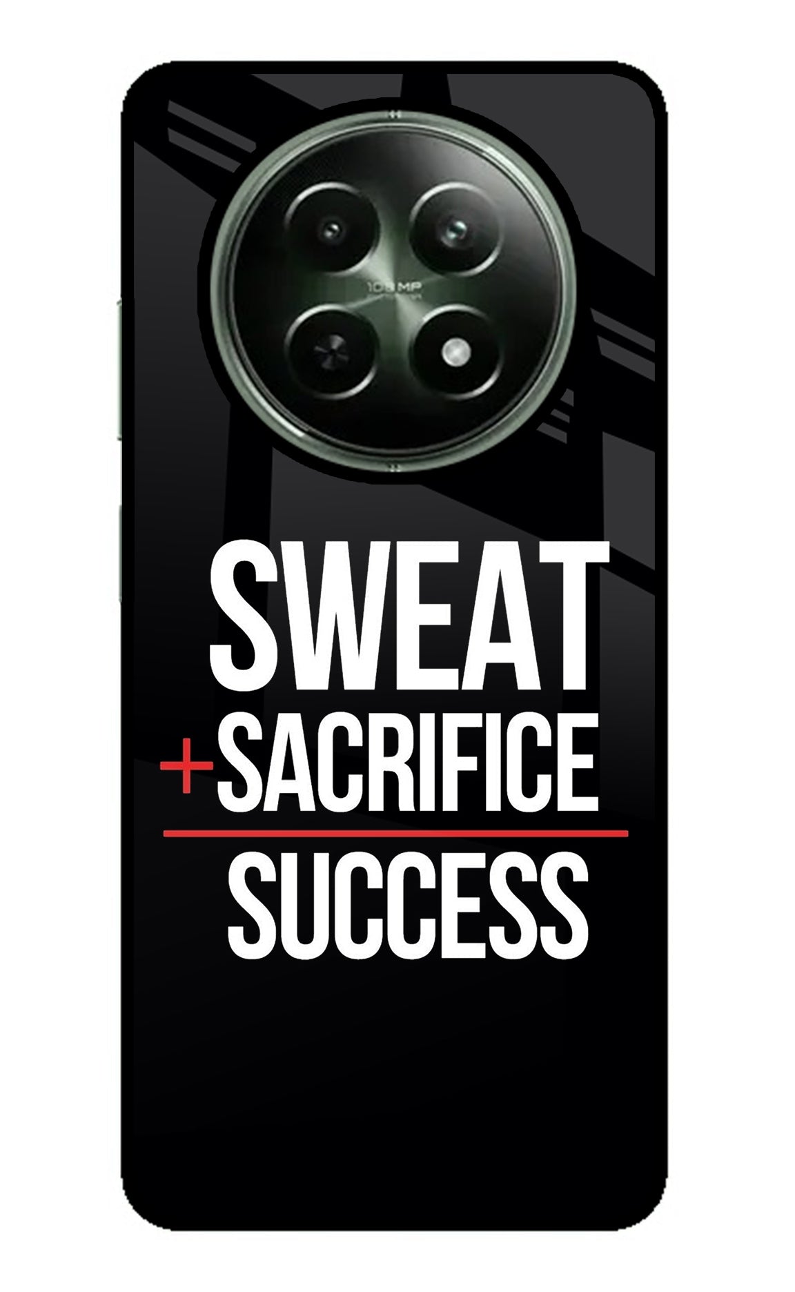 Sweat Sacrifice Success Realme 12 5G Back Cover