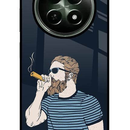 Smoking Realme 12 5G Glass Case