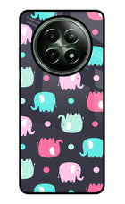 Elephants Realme 12 5G Glass Case