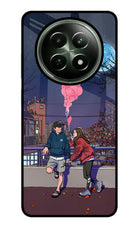 Chilling Couple Realme 12 5G Glass Case