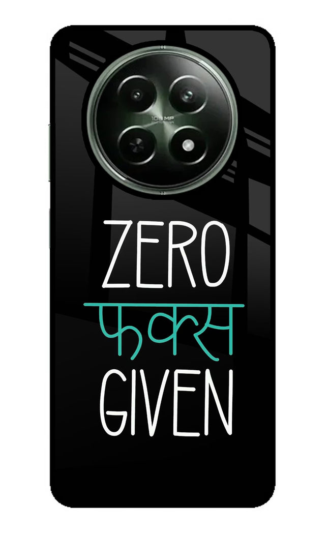 Zero Fucks Given Realme 12 5G Glass Case