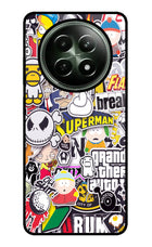 Sticker Bomb Realme 12 5G Glass Case