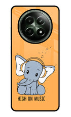 High On Music Realme 12 5G Glass Case