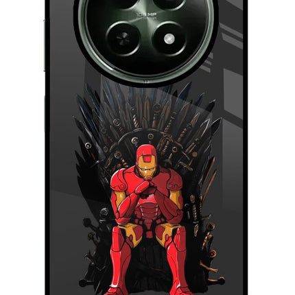 Ironman Throne Realme 12 5G Glass Case