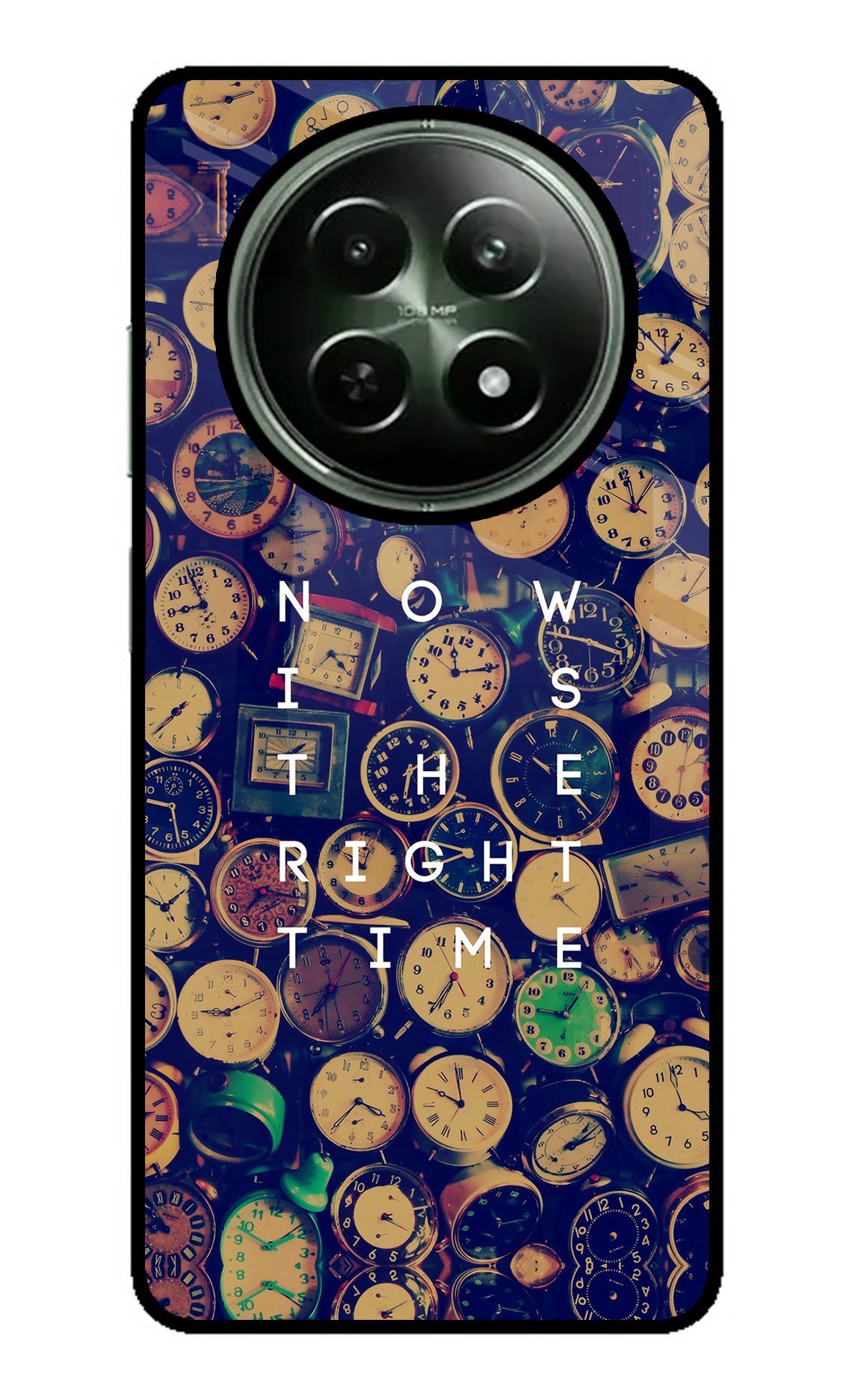 Now is the Right Time Quote Realme 12 5G Back Cover