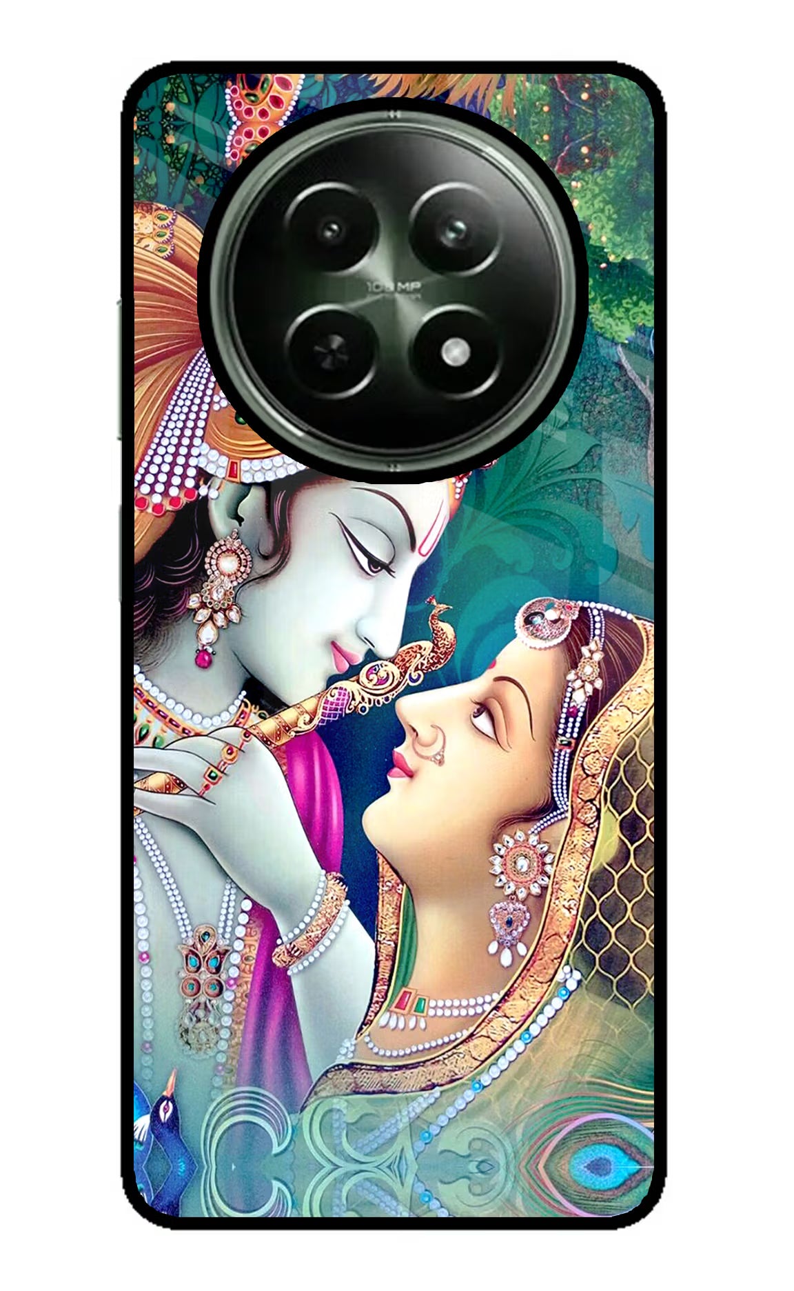 Lord Radha Krishna Realme 12 5G Glass Case