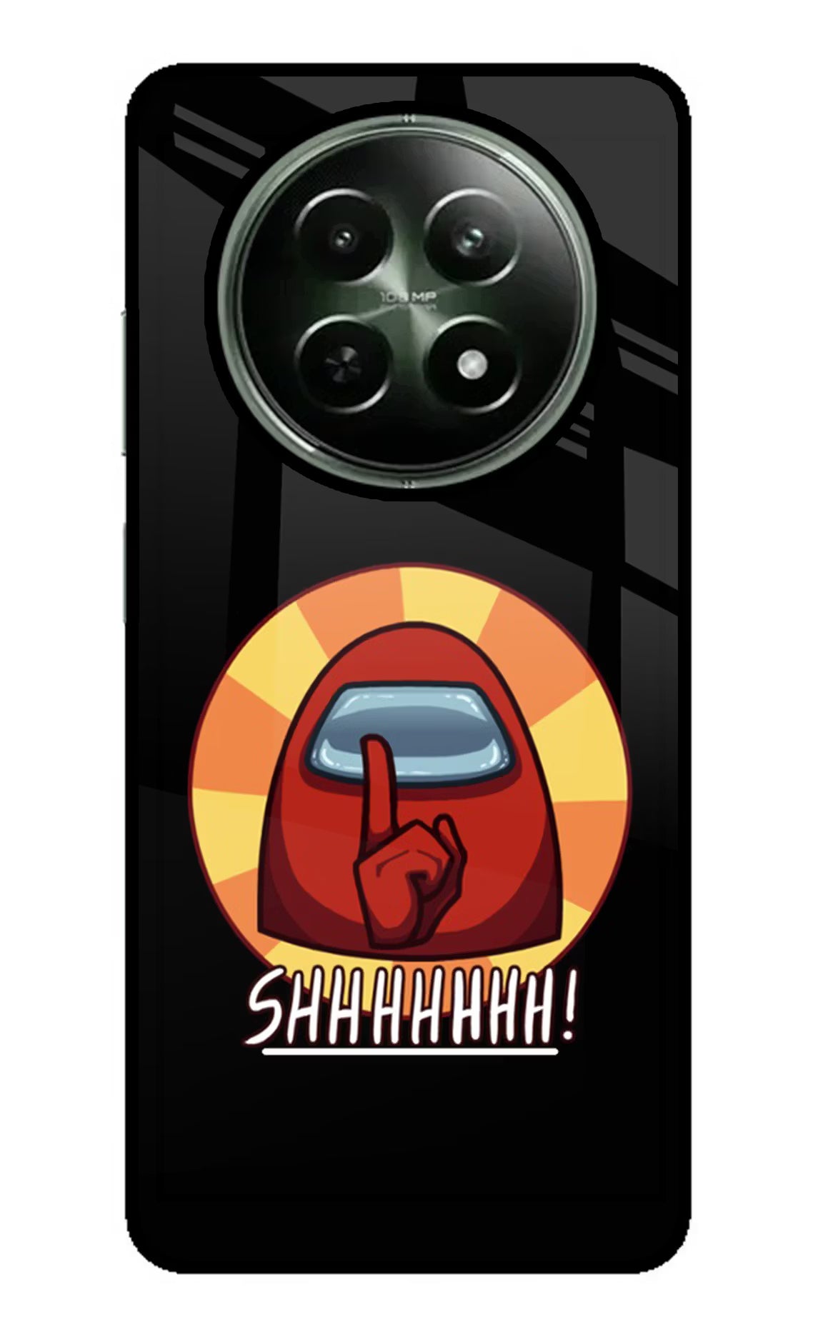 Among Us Shhh! Realme 12 5G Glass Case