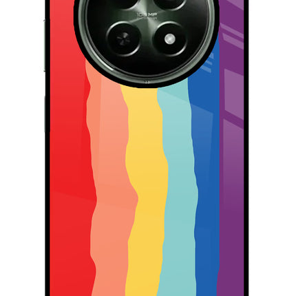 Rainbow Realme 12 5G Glass Case