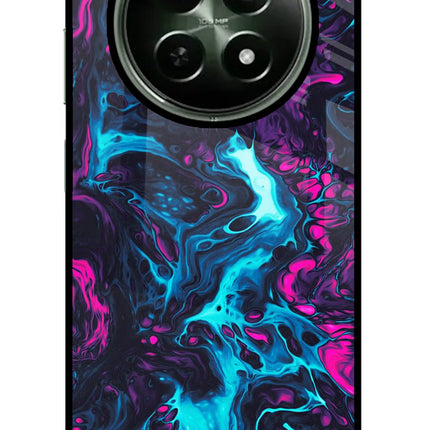 Abstract Realme 12 5G Glass Case